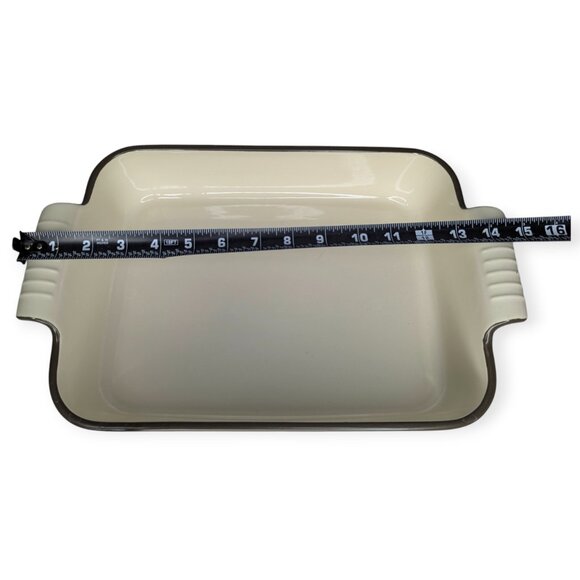 LIFVER Better Kitchen Two Tone Casserole Heavy Ceramic Dish 9"x13" Baking Dish - Picture 9 of 12